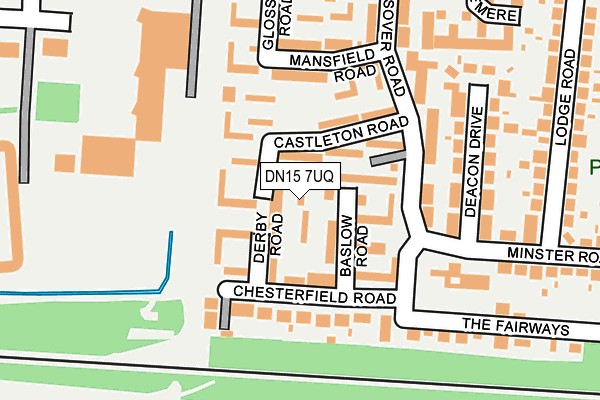 DN15 7UQ map - OS OpenMap – Local (Ordnance Survey) DN15 7UQ map - OS OpenMap – Local (Ordnance Survey)