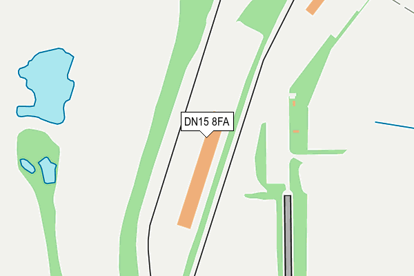 DN15 8FA map - OS OpenMap – Local (Ordnance Survey) DN15 8FA map - OS OpenMap – Local (Ordnance Survey)