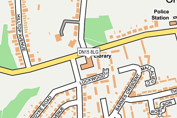 DN15 8LG map - OS OpenMap – Local (Ordnance Survey) DN15 8LG map - OS OpenMap – Local (Ordnance Survey)