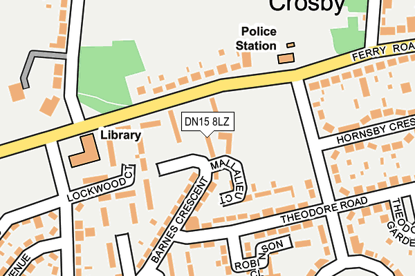 DN15 8LZ map - OS OpenMap – Local (Ordnance Survey) DN15 8LZ map - OS OpenMap – Local (Ordnance Survey)