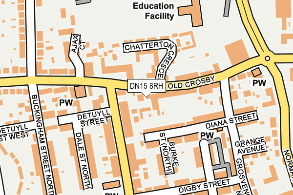DN15 8RH map - OS OpenMap – Local (Ordnance Survey) DN15 8RH map - OS OpenMap – Local (Ordnance Survey)