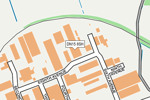 DN15 8SH map - OS OpenMap – Local (Ordnance Survey) DN15 8SH map - OS OpenMap – Local (Ordnance Survey)
