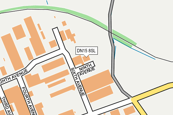 DN15 8SL map - OS OpenMap – Local (Ordnance Survey) DN15 8SL map - OS OpenMap – Local (Ordnance Survey)
