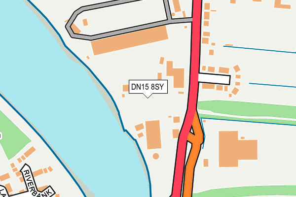 DN15 8SY map - OS OpenMap – Local (Ordnance Survey) DN15 8SY map - OS OpenMap – Local (Ordnance Survey)