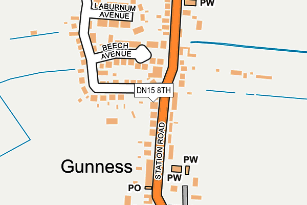 DN15 8TH map - OS OpenMap – Local (Ordnance Survey) DN15 8TH map - OS OpenMap – Local (Ordnance Survey)