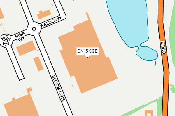 DN15 9GE map - OS OpenMap – Local (Ordnance Survey) DN15 9GE map - OS OpenMap – Local (Ordnance Survey)