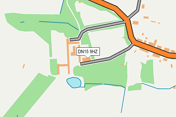 DN15 9HZ map - OS OpenMap – Local (Ordnance Survey) DN15 9HZ map - OS OpenMap – Local (Ordnance Survey)