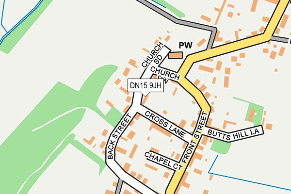 DN15 9JH map - OS OpenMap – Local (Ordnance Survey) DN15 9JH map - OS OpenMap – Local (Ordnance Survey)