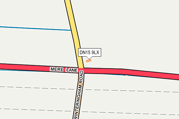 DN15 9LX map - OS OpenMap – Local (Ordnance Survey) DN15 9LX map - OS OpenMap – Local (Ordnance Survey)
