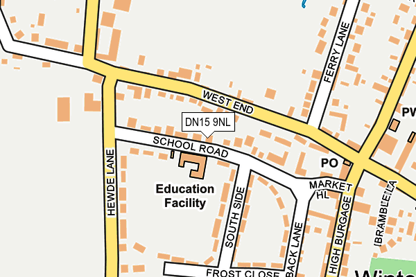 DN15 9NL map - OS OpenMap – Local (Ordnance Survey) DN15 9NL map - OS OpenMap – Local (Ordnance Survey)