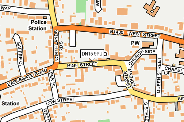 DN15 9PU map - OS OpenMap – Local (Ordnance Survey) DN15 9PU map - OS OpenMap – Local (Ordnance Survey)