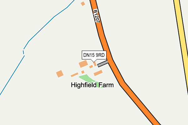 DN15 9RD map - OS OpenMap – Local (Ordnance Survey) DN15 9RD map - OS OpenMap – Local (Ordnance Survey)