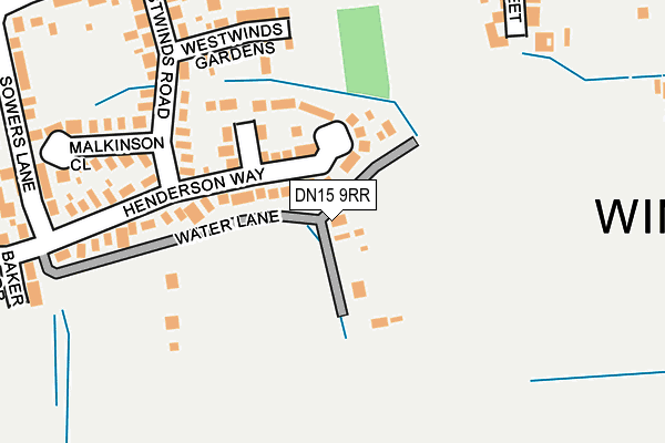 DN15 9RR map - OS OpenMap – Local (Ordnance Survey) DN15 9RR map - OS OpenMap – Local (Ordnance Survey)