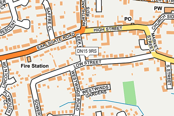 DN15 9RS map - OS OpenMap – Local (Ordnance Survey) DN15 9RS map - OS OpenMap – Local (Ordnance Survey)