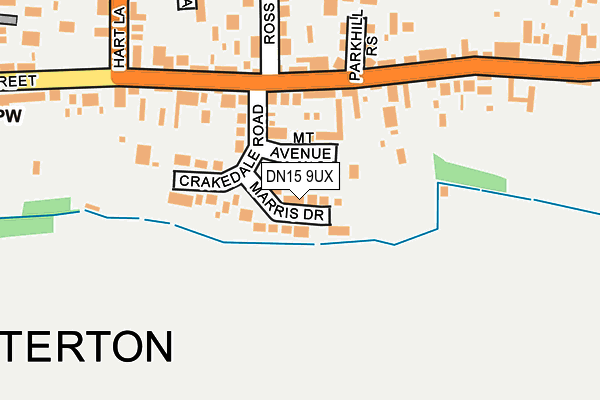 DN15 9UX map - OS OpenMap – Local (Ordnance Survey) DN15 9UX map - OS OpenMap – Local (Ordnance Survey)