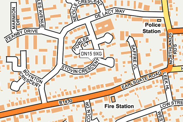DN15 9XG map - OS OpenMap – Local (Ordnance Survey) DN15 9XG map - OS OpenMap – Local (Ordnance Survey)