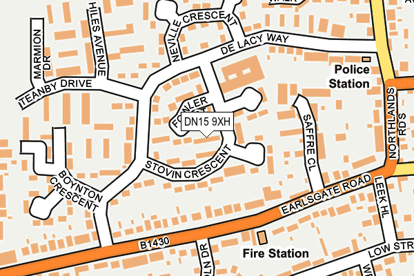 DN15 9XH map - OS OpenMap – Local (Ordnance Survey) DN15 9XH map - OS OpenMap – Local (Ordnance Survey)