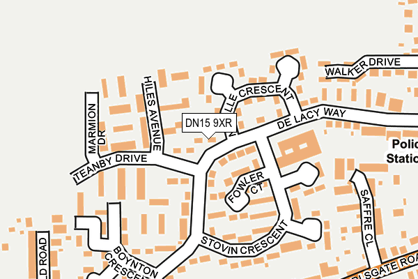 DN15 9XR map - OS OpenMap – Local (Ordnance Survey) DN15 9XR map - OS OpenMap – Local (Ordnance Survey)