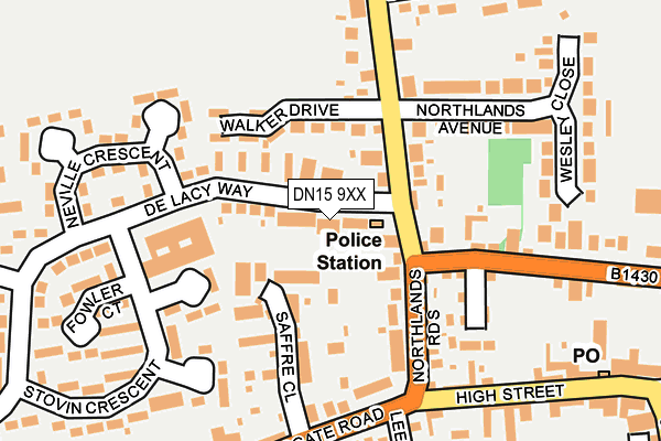 DN15 9XX map - OS OpenMap – Local (Ordnance Survey) DN15 9XX map - OS OpenMap – Local (Ordnance Survey)