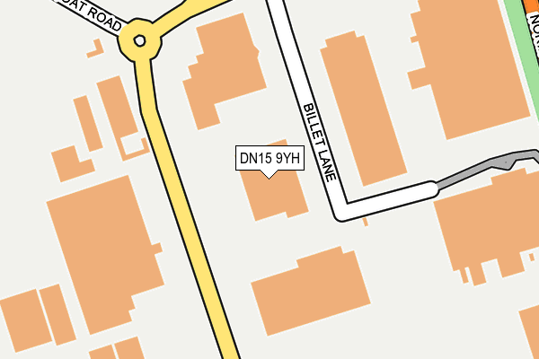 DN15 9YH map - OS OpenMap – Local (Ordnance Survey) DN15 9YH map - OS OpenMap – Local (Ordnance Survey)