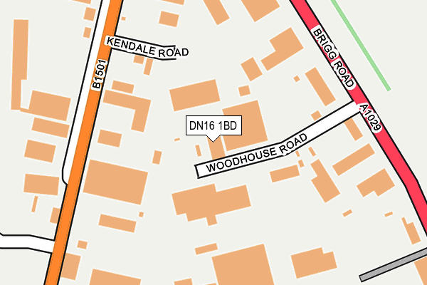 DN16 1BD map - OS OpenMap – Local (Ordnance Survey) DN16 1BD map - OS OpenMap – Local (Ordnance Survey)
