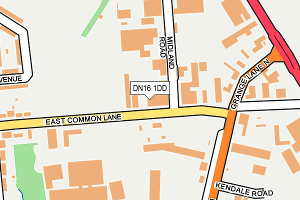 DN16 1DD map - OS OpenMap – Local (Ordnance Survey) DN16 1DD map - OS OpenMap – Local (Ordnance Survey)
