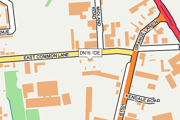 DN16 1DE map - OS OpenMap – Local (Ordnance Survey) DN16 1DE map - OS OpenMap – Local (Ordnance Survey)