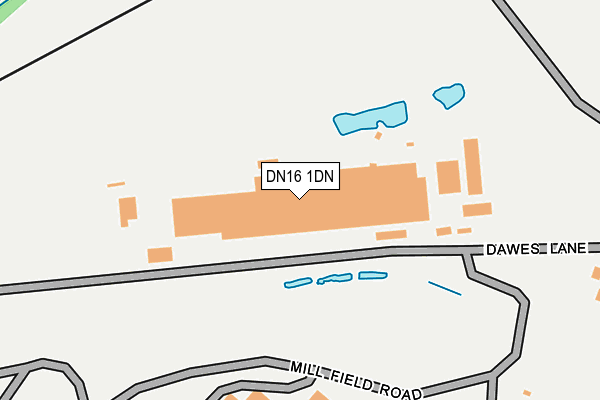 DN16 1DN map - OS OpenMap – Local (Ordnance Survey) DN16 1DN map - OS OpenMap – Local (Ordnance Survey)