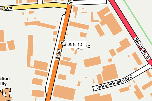 DN16 1DT map - OS OpenMap – Local (Ordnance Survey) DN16 1DT map - OS OpenMap – Local (Ordnance Survey)