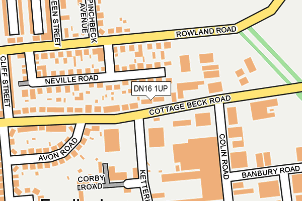 DN16 1UP map - OS OpenMap – Local (Ordnance Survey) DN16 1UP map - OS OpenMap – Local (Ordnance Survey)