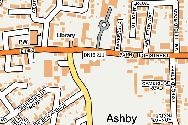 DN16 2JU map - OS OpenMap – Local (Ordnance Survey) DN16 2JU map - OS OpenMap – Local (Ordnance Survey)
