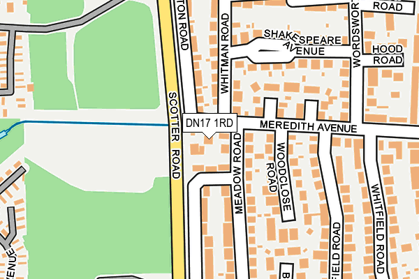 DN17 1RD map - OS OpenMap – Local (Ordnance Survey) DN17 1RD map - OS OpenMap – Local (Ordnance Survey)