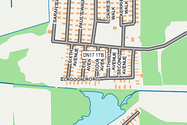 DN17 1TB map - OS OpenMap – Local (Ordnance Survey) DN17 1TB map - OS OpenMap – Local (Ordnance Survey)