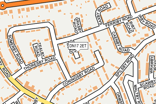 DN17 2ET map - OS OpenMap – Local (Ordnance Survey) DN17 2ET map - OS OpenMap – Local (Ordnance Survey)