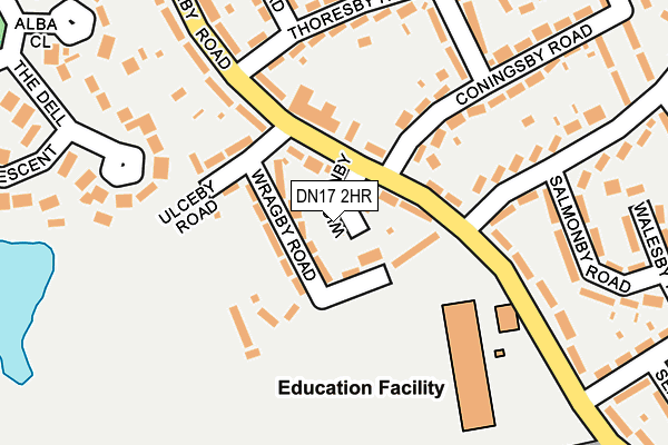 DN17 2HR map - OS OpenMap – Local (Ordnance Survey) DN17 2HR map - OS OpenMap – Local (Ordnance Survey)
