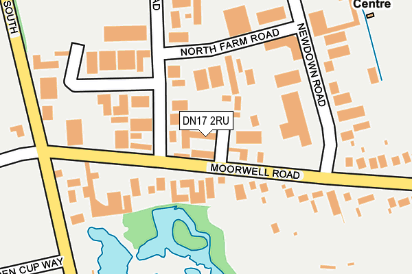 DN17 2RU map - OS OpenMap – Local (Ordnance Survey) DN17 2RU map - OS OpenMap – Local (Ordnance Survey)