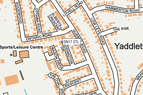 DN17 2TL map - OS OpenMap – Local (Ordnance Survey) DN17 2TL map - OS OpenMap – Local (Ordnance Survey)