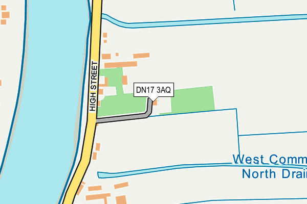 DN17 3AQ map - OS OpenMap – Local (Ordnance Survey) DN17 3AQ map - OS OpenMap – Local (Ordnance Survey)