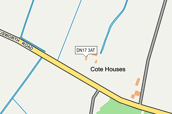 DN17 3AT map - OS OpenMap – Local (Ordnance Survey) DN17 3AT map - OS OpenMap – Local (Ordnance Survey)