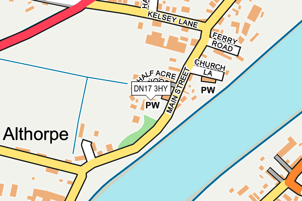 DN17 3HY map - OS OpenMap – Local (Ordnance Survey) DN17 3HY map - OS OpenMap – Local (Ordnance Survey)
