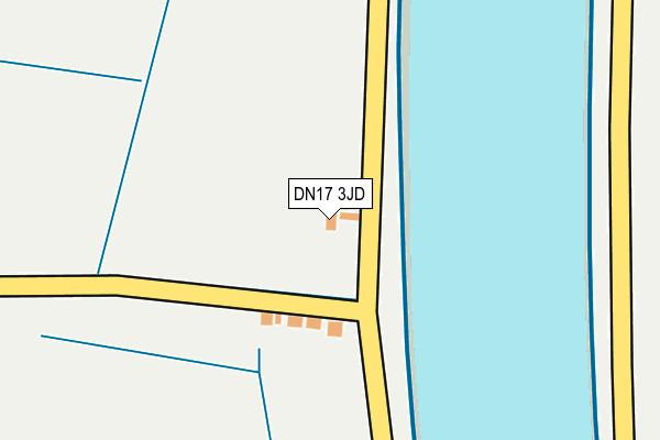 DN17 3JD map - OS OpenMap – Local (Ordnance Survey) DN17 3JD map - OS OpenMap – Local (Ordnance Survey)