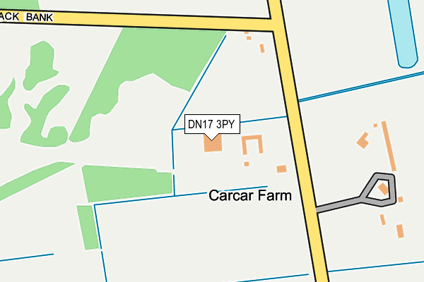 DN17 3PY map - OS OpenMap – Local (Ordnance Survey) DN17 3PY map - OS OpenMap – Local (Ordnance Survey)