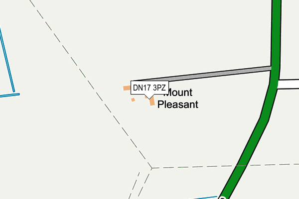 DN17 3PZ map - OS OpenMap – Local (Ordnance Survey) DN17 3PZ map - OS OpenMap – Local (Ordnance Survey)