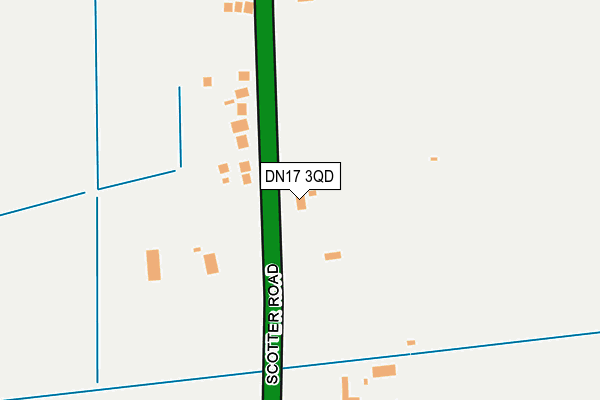 DN17 3QD map - OS OpenMap – Local (Ordnance Survey) DN17 3QD map - OS OpenMap – Local (Ordnance Survey)