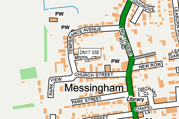 DN17 3SE map - OS OpenMap – Local (Ordnance Survey) DN17 3SE map - OS OpenMap – Local (Ordnance Survey)