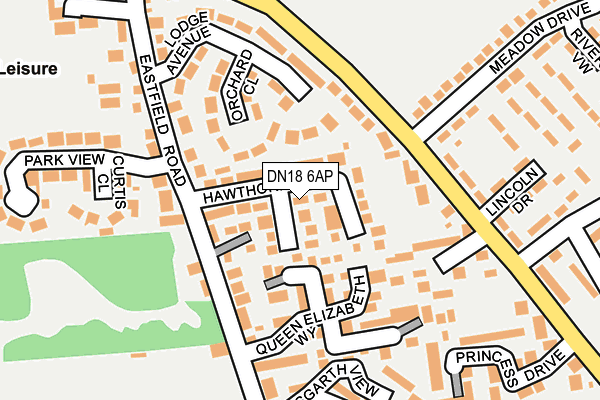 DN18 6AP map - OS OpenMap – Local (Ordnance Survey) DN18 6AP map - OS OpenMap – Local (Ordnance Survey)