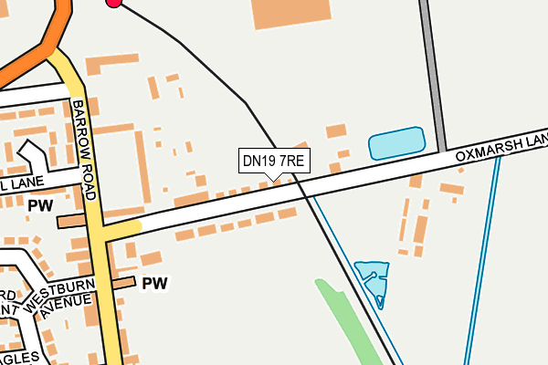 DN19 7RE map - OS OpenMap – Local (Ordnance Survey) DN19 7RE map - OS OpenMap – Local (Ordnance Survey)
