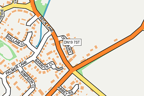DN19 7ST map - OS OpenMap – Local (Ordnance Survey) DN19 7ST map - OS OpenMap – Local (Ordnance Survey)