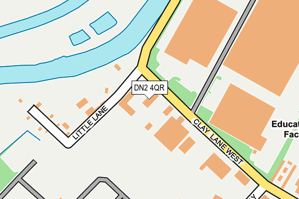 DN2 4QR map - OS OpenMap – Local (Ordnance Survey) DN2 4QR map - OS OpenMap – Local (Ordnance Survey)