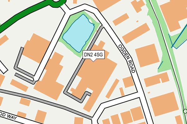 DN2 4SG map - OS OpenMap – Local (Ordnance Survey) DN2 4SG map - OS OpenMap – Local (Ordnance Survey)